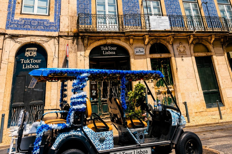 Lisbon: Multilingual Private TukTuk Tour with Live Guide Ultimate Lisbon & Belém Experience 04 hrs(Pick Up+Drop-off)*