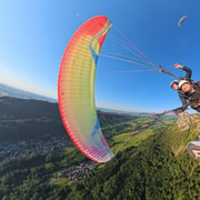 Top of Salzburg Tandem Paragliding Flight from Gaisberg