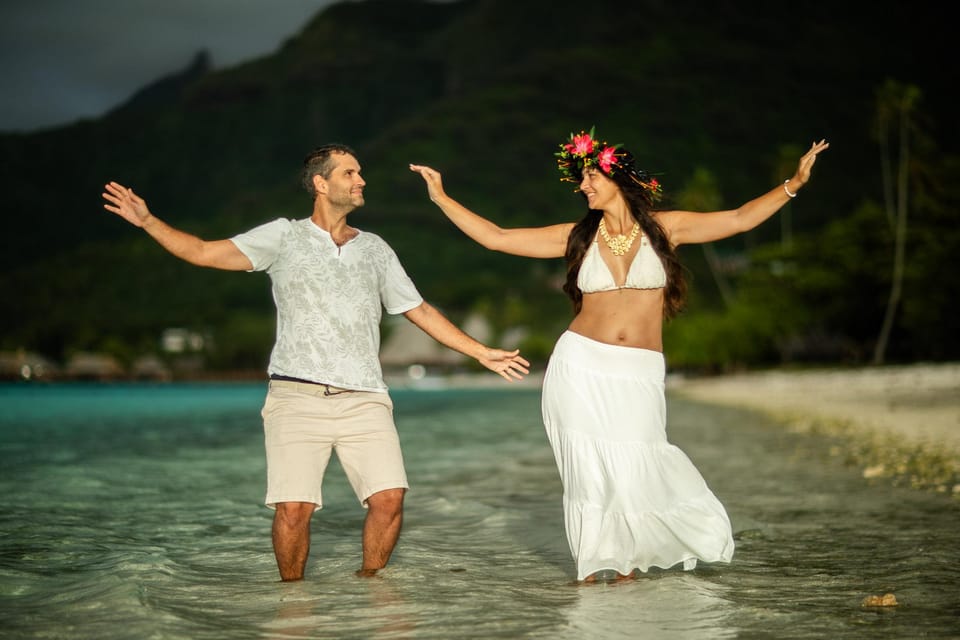 Moorea : séance photo privée entre lagon et montagne