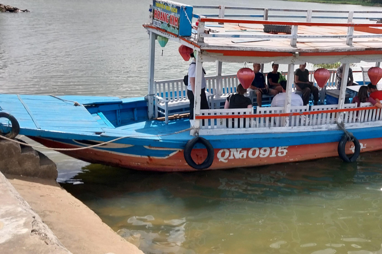 Hoi An: My Son heiligdom, mandboot, rijstpapier en lunch