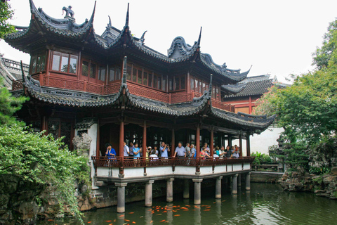 Yu Garden Shanghai Inträdesbiljetter BokningYuyuan Garden + The Bund + Sidenfabriken + Guide + privatbil