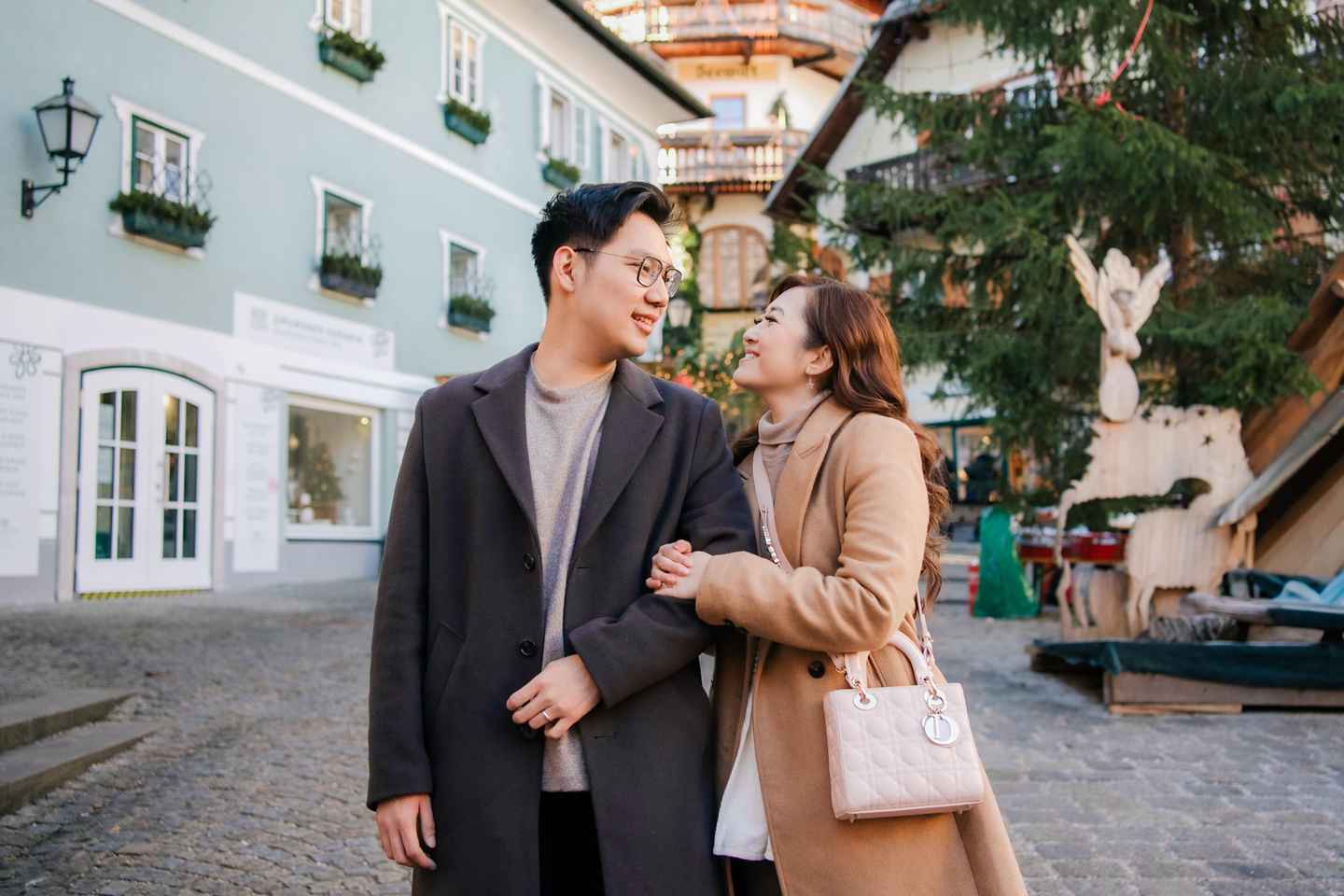 할슈타트에서의 프라이빗 프로페셔널 여행 사진 촬영