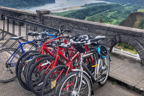 Portland: Columbia River Gorge Waterfalls Hike & Bike Tour
