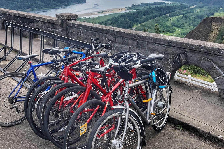 Portland: Columbia River Gorge Waterfalls Hike & Bike Tour