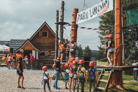 Zakopane: Rope Park on the top of Gubałówka