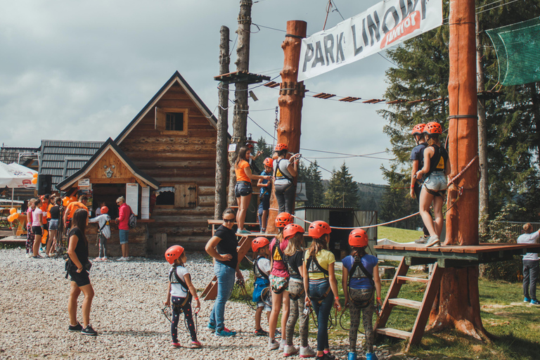 Zakopane: Rope Park on the top of Gubałówka