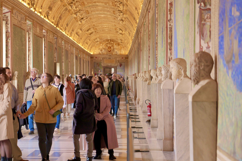 Roma: Museos Vaticanos, Visita a la Capilla Sixtina con Entrada a la BasílicaMuseo Vaticano/Capilla Sixtina Visita guiada y acceso a la Basílica