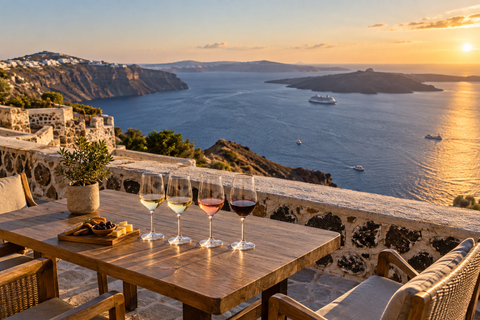 Santorini: Olive Oil, Tomato & Wine Tour with Hotel Pickup