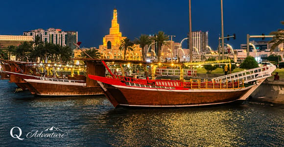 Doha, Qatar: City Sightseen Tour & Dhow Ride