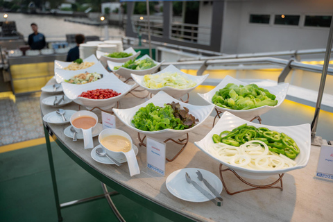 Bangkok : Dîner buffet croisière sur la rivière Chao Phraya