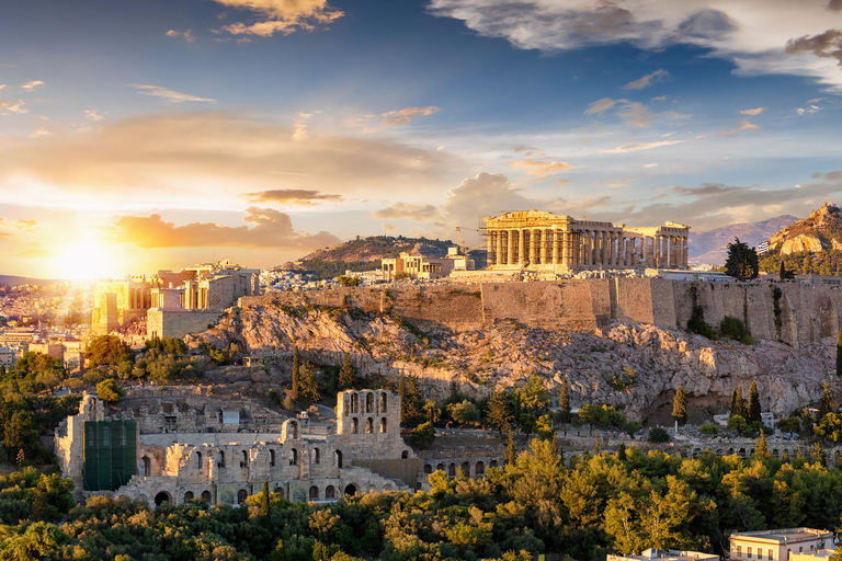 Athens: Half-Day Sightseeing Tour with Acropolis Museum Tour in French