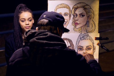 Visit a comic book workshop & get a live portrait in Lyon Visit a comic book workshop & live portrait in Lyon