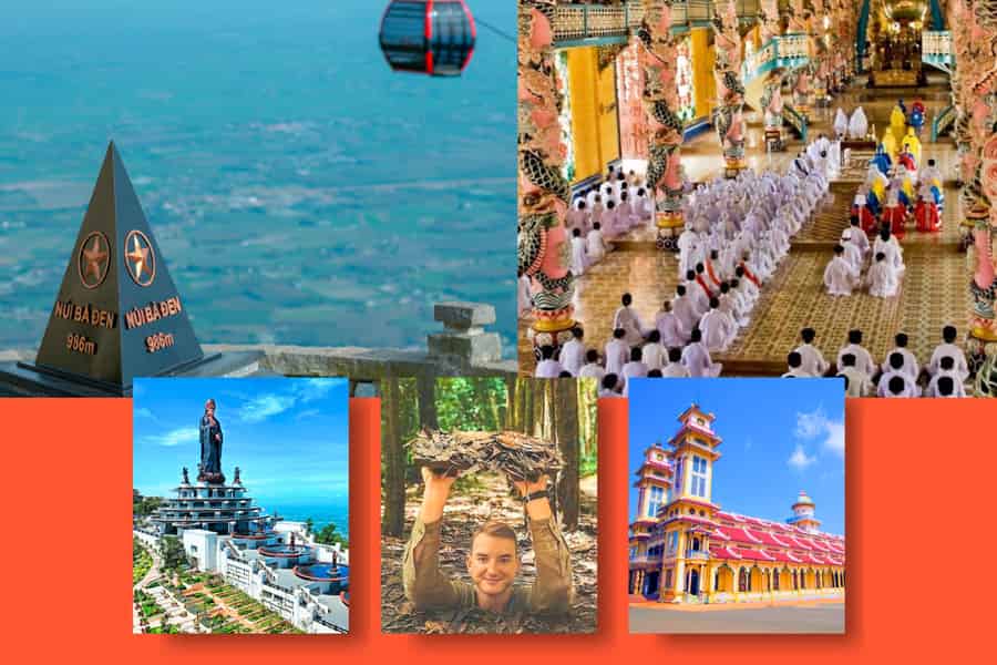 Ho-Chi-Minh-Stadt: Củ-Chi-Tunnel, Bà Đen-Berg & Cao-Đài-Tempel. Foto: GetYourGuide