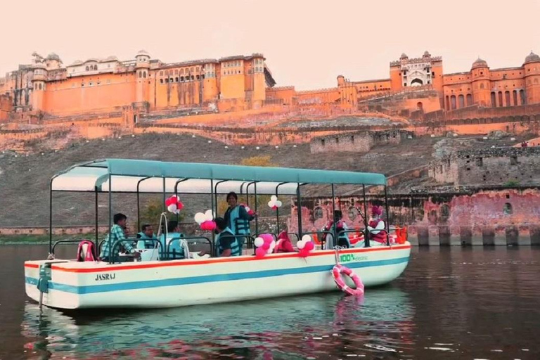 Jaipur: Speed Boat, Amber Walking Tour & Sunset with Pickup Speed Boat With Amber Walking Tour