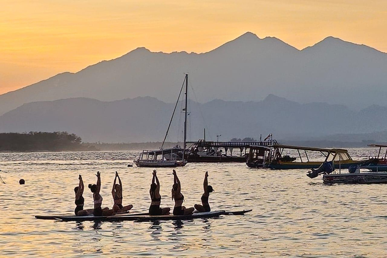 Gili Trawangan : Sup Yoga coucher et lever de soleilFlux du matin