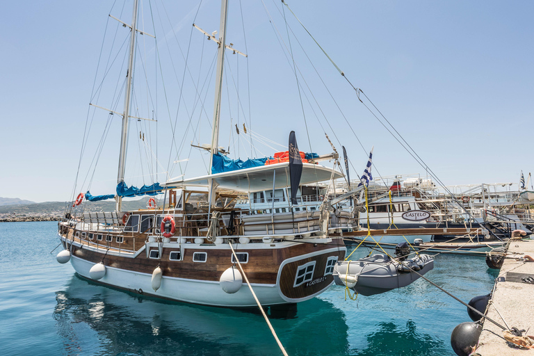 Chania: Luxury Gulet Cruise to Balos & Gramvousa with Lunch