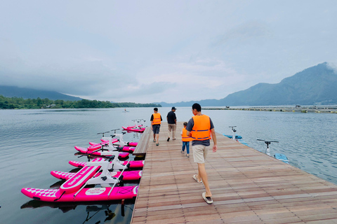 Bali/Mount Batur: Guided Lake Batur Water Bike Experience Guided Water Bike Experience with Meeting Point