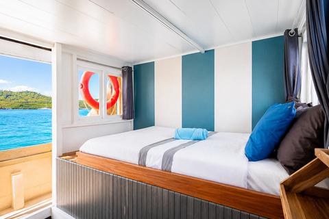 Labuan Bajo: 3-Day Komodo Sailing Ocean View Cabin All Fees Standard Boat | Sharing Room Ocean View | Tiket not Included