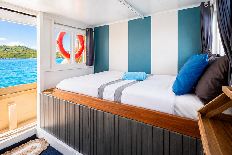 Labuan Bajo: 3-Day Komodo Sailing Ocean View Cabin All Fees Standard Boat | Sharing Room Ocean View | Tiket not Included