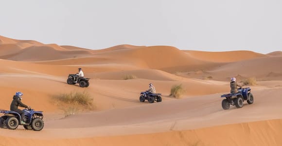 Agadir/Taghazout Quad Bike and Sandboarding Beach & Desert