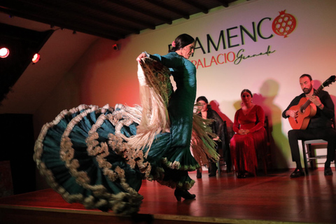 Granada: 1 timmes traditionell flamencoshow på PalacioFlamenco i Palacio Granada