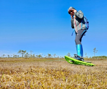 Ķemeri Bogs Adventure: Explore áreas úmidas com sapatos de pântano
