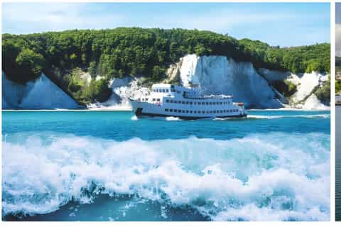 Rügen: Bootsfahrt zur Kreideküste und zum Königsstuhl