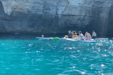 Wycieczka do jaskini morskiej na Stand Up PaddleWycieczka na stojąco do zielonej jaskini i snorkeling