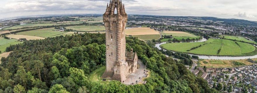 Visite en vélo électrique de Stirling et entrée au monument Wallace