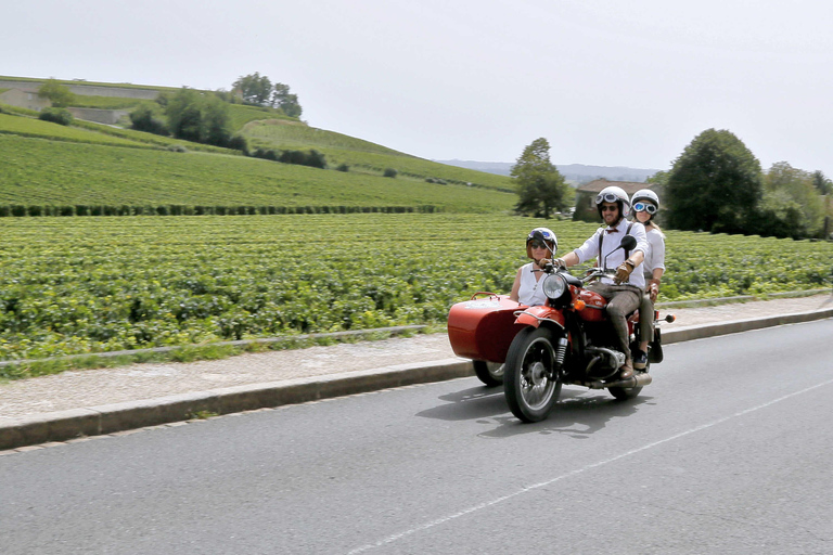 Van Bordeaux: Saint-Emilion Wine Tour in een zijspanSaint-Emilion-wijntour van een halve dag in een zijspan