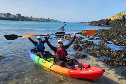 En kayak de mar de la playa de Killiney a la isla de Dalkey