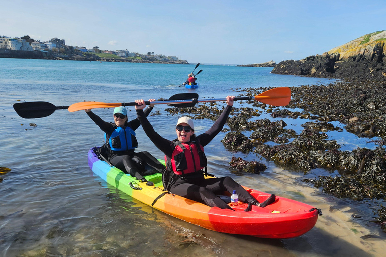 Mit dem Seekajak vom Killiney Strand nach Dalkey IslandMit dem Seekajak von Killiney Beach nach Dalkey Island