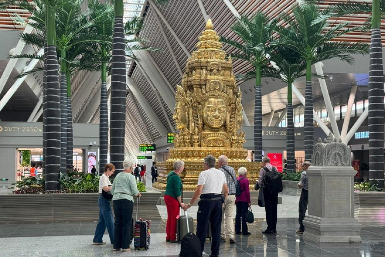 Siem Reap Airport Pick-up & Next Day Enjoy Angkor Wat Tour Private Transfers Siem Reap New Airport/ Angkor Wat Tour