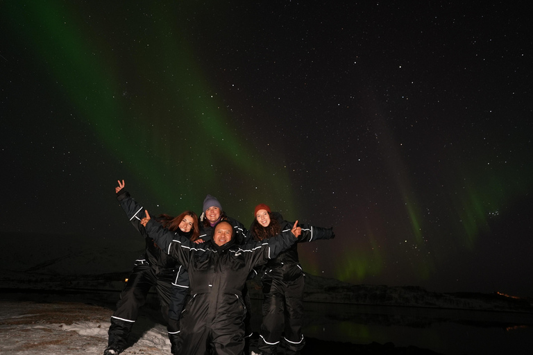 Depuis Tromsø : Tour des aurores boréales en minibus avec photos