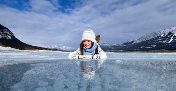 Canmore/Banff: Bow, Peyto & Abraham Lake Ice Bubbles Tour