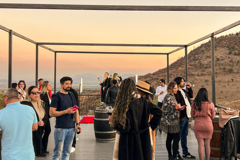 Santiago: Vinicola Monteluz Sunset Party Experience 360
