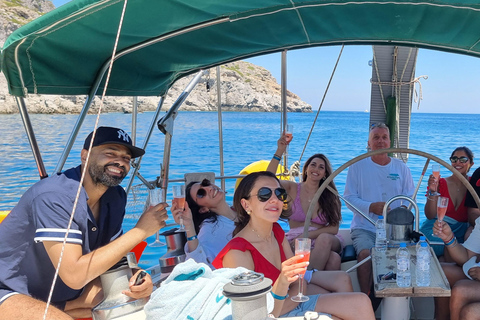Rhodes Private Luxury Day Cruise Lunch, Coctails, Champagne
