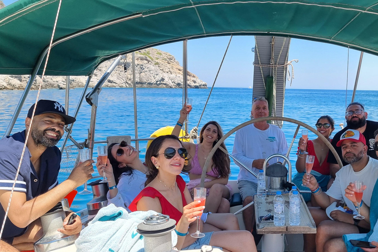 Rhodes Private Luxury Day Cruise Lunch, Coctails, Champagne