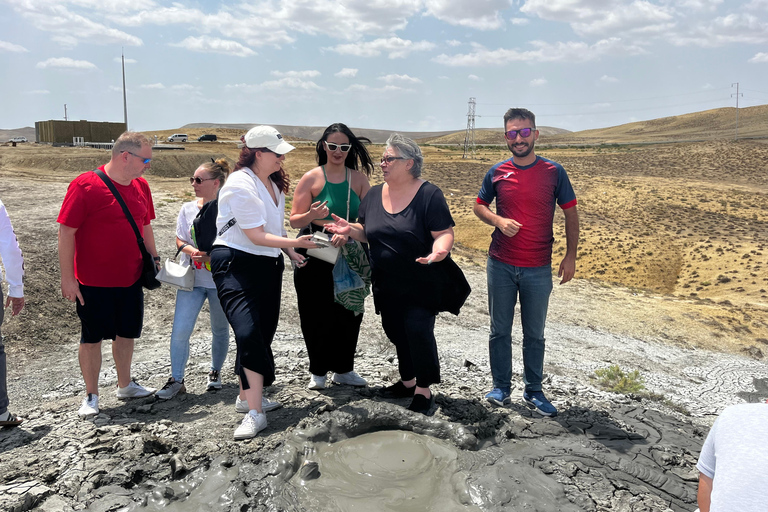 From Baku: Gobustan UNESCO Site & Mud Volcanoes Day Trip GROUP Gobustan & Mud Volcanoes