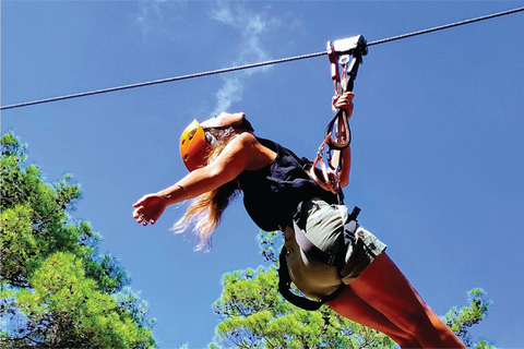 Alanya: Adventure Park Combo Tour with Zipline & Archery