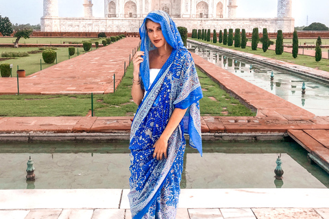 Delhi: luksusowa wycieczka do Tadź Mahal z prywatnym samochodem i 5-gwiazdkowym obiademZ Agry: tylko przewodnik