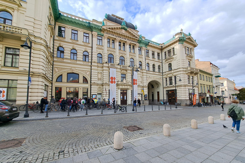 Vilnius: stadsfietstocht door Vilnius Hoogtepunten