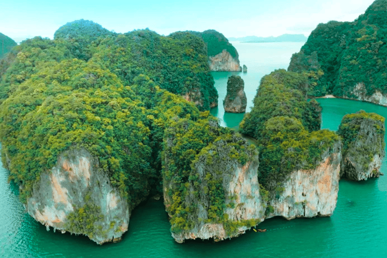 Phuket : Excursion privée de luxe en bateau à longue queue dans la baie de Phang NgaProgramme A