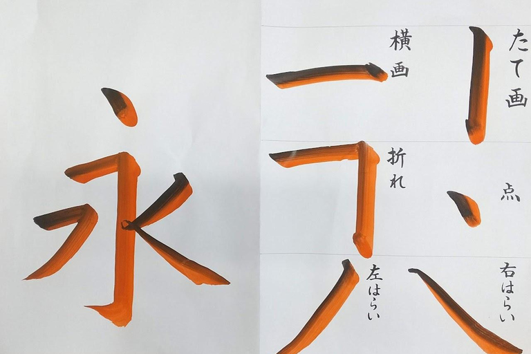 Tokyo: Private Japanese Calligraphy Class with Souvenir