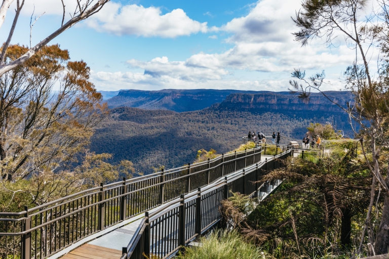 Ab Sydney: Tagestour in die Blue Mountains mit BootsfahrtBlue Mountains: Tour mit Scenic-World-Fahrten