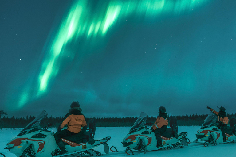 Rovaniemi: Northern Lights Safari on Electric Snowmobile