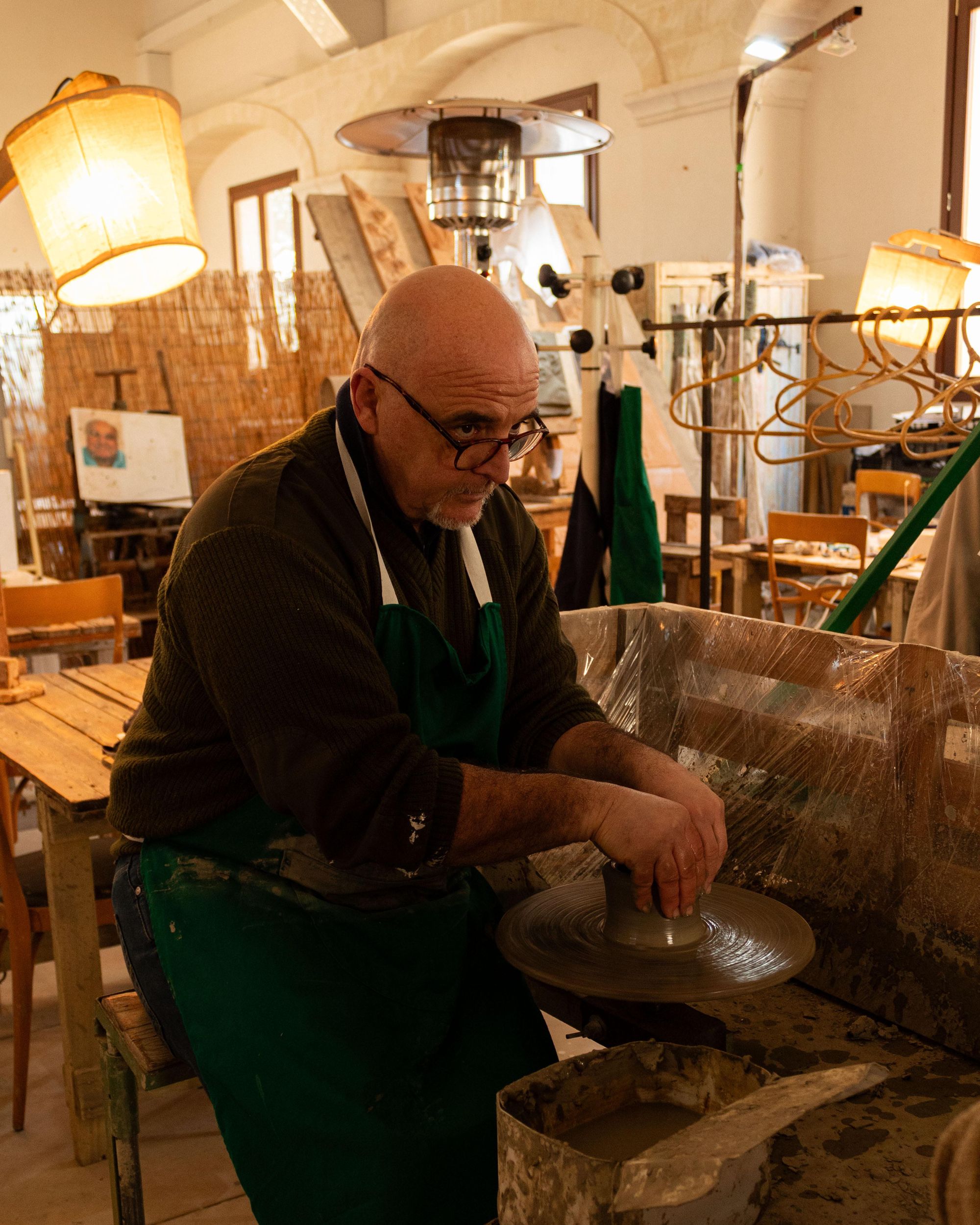 Apulien – Keramik-Workshop in Grottaglie in einer historischen Masseria