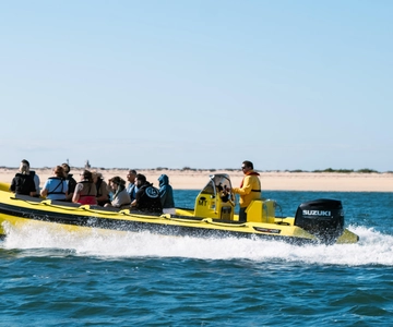De Faro: Cruzeiro Hop-on Hop-off 3 Ilhas Ria Formosa