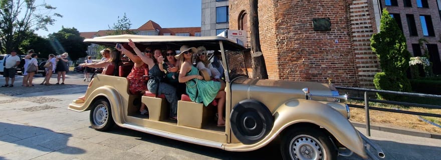 Gdansk : visite privée de la ville en voiturette de golf