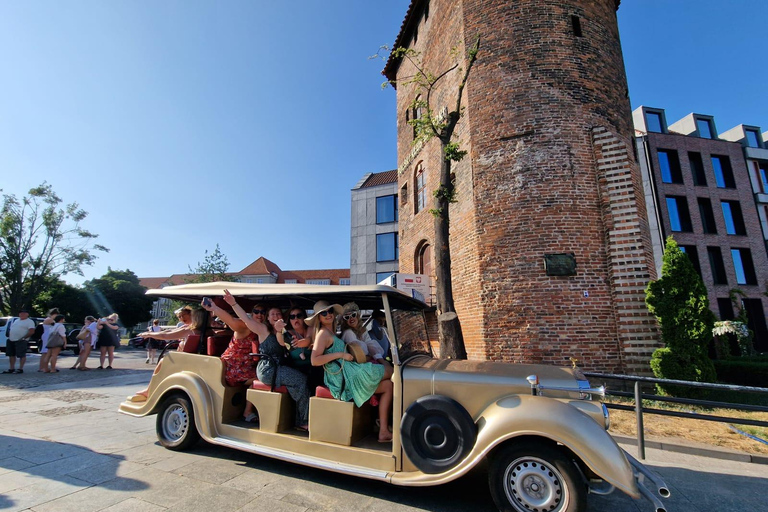 Gdansk: Tour de la ciudad en carrito de golf Distrito principal de la ciudad